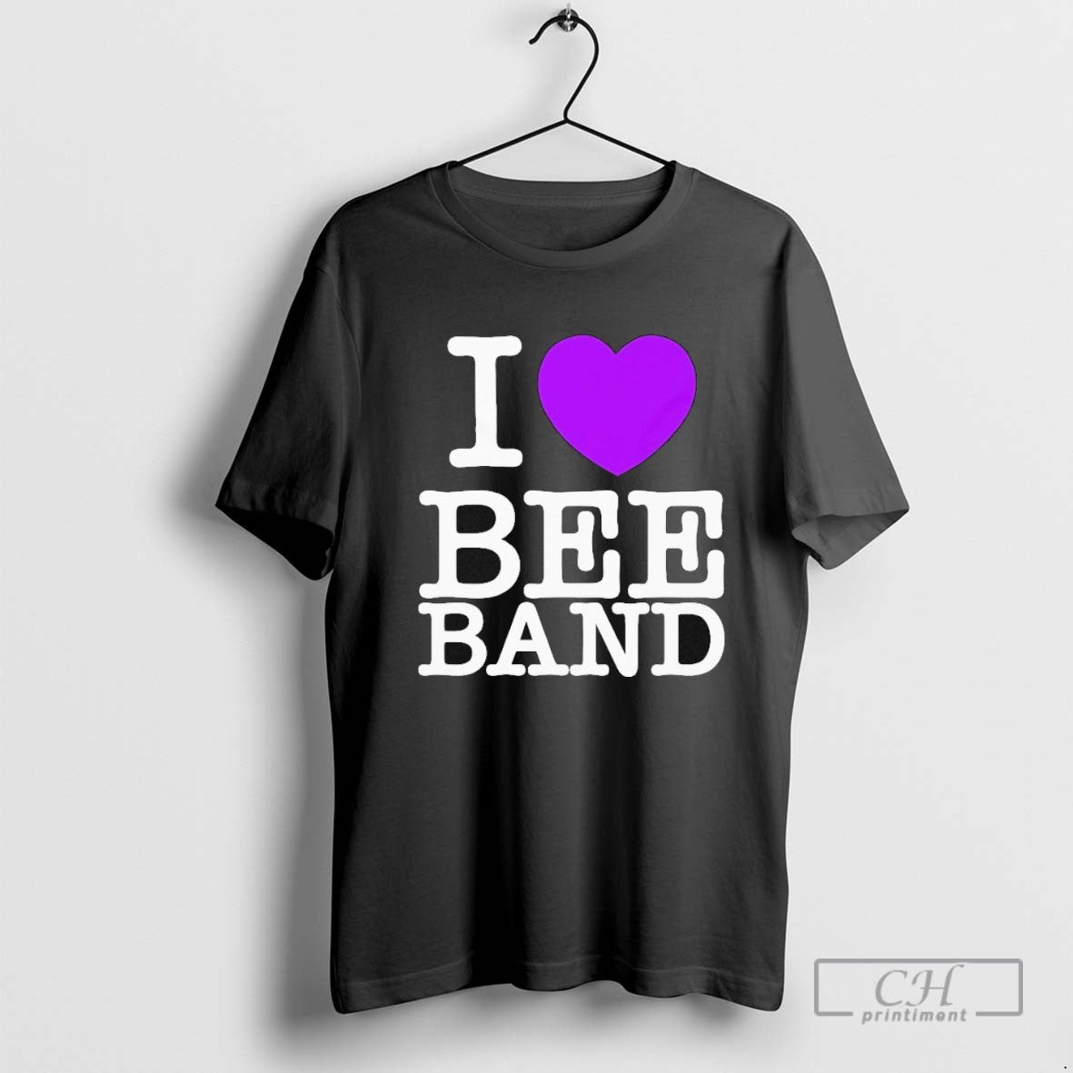 I Heart Bee Band Long Sleeve Unique Apparel