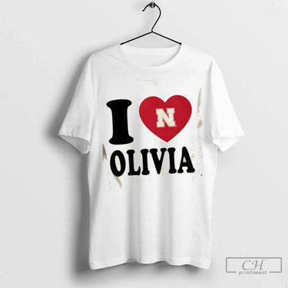 I Heart Olivia Mauch Nebraska Womens Volleyball Shirt Classic Fashion