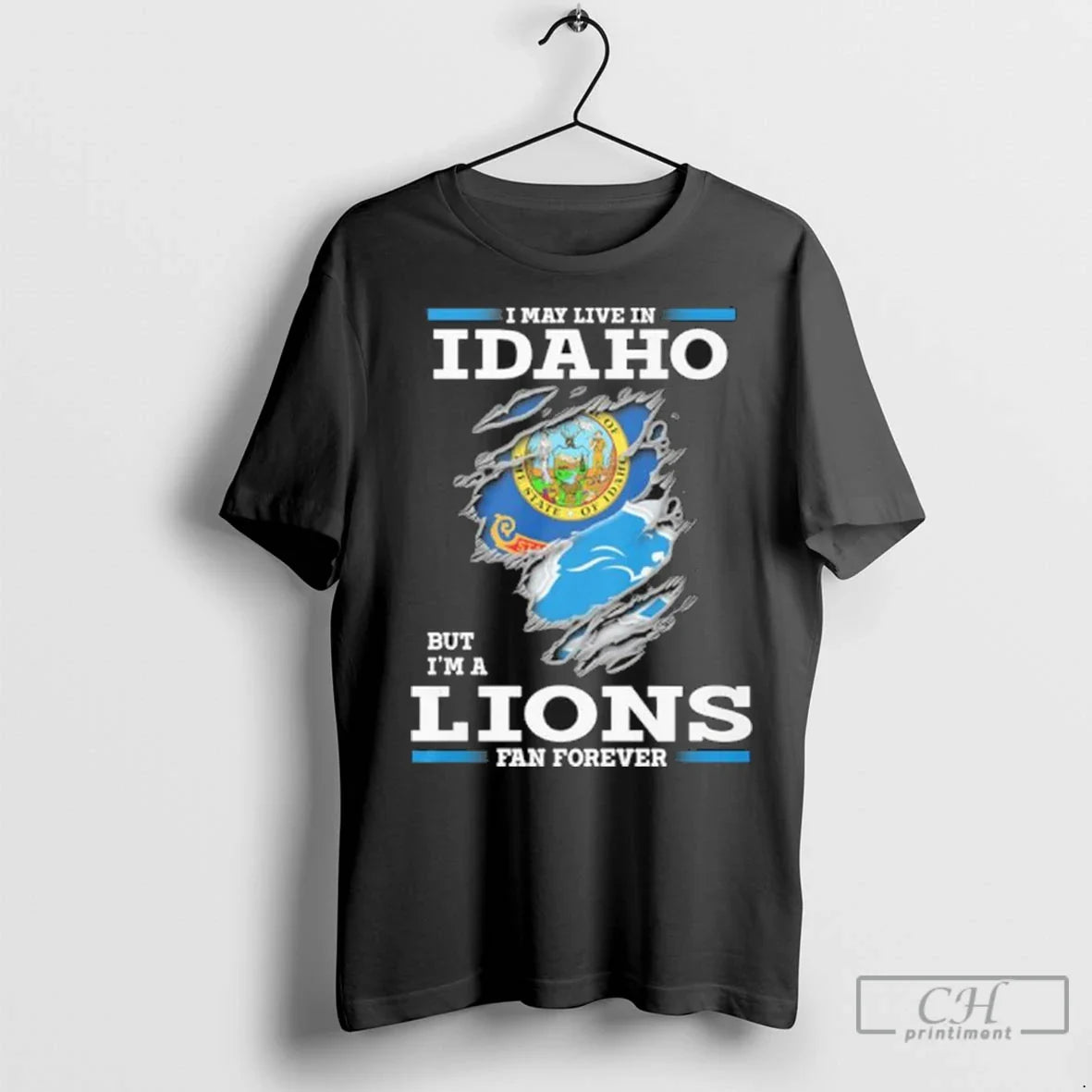 I May Live Idaho But Im Detroit Lions Forever Tank Top Elegant Style