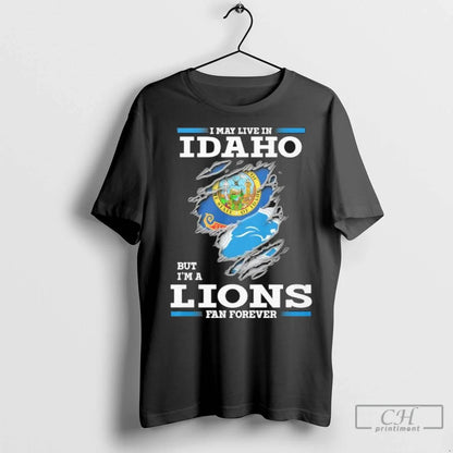 I May Live Idaho But Im Detroit Lions Forever Tank Top Elegant Style