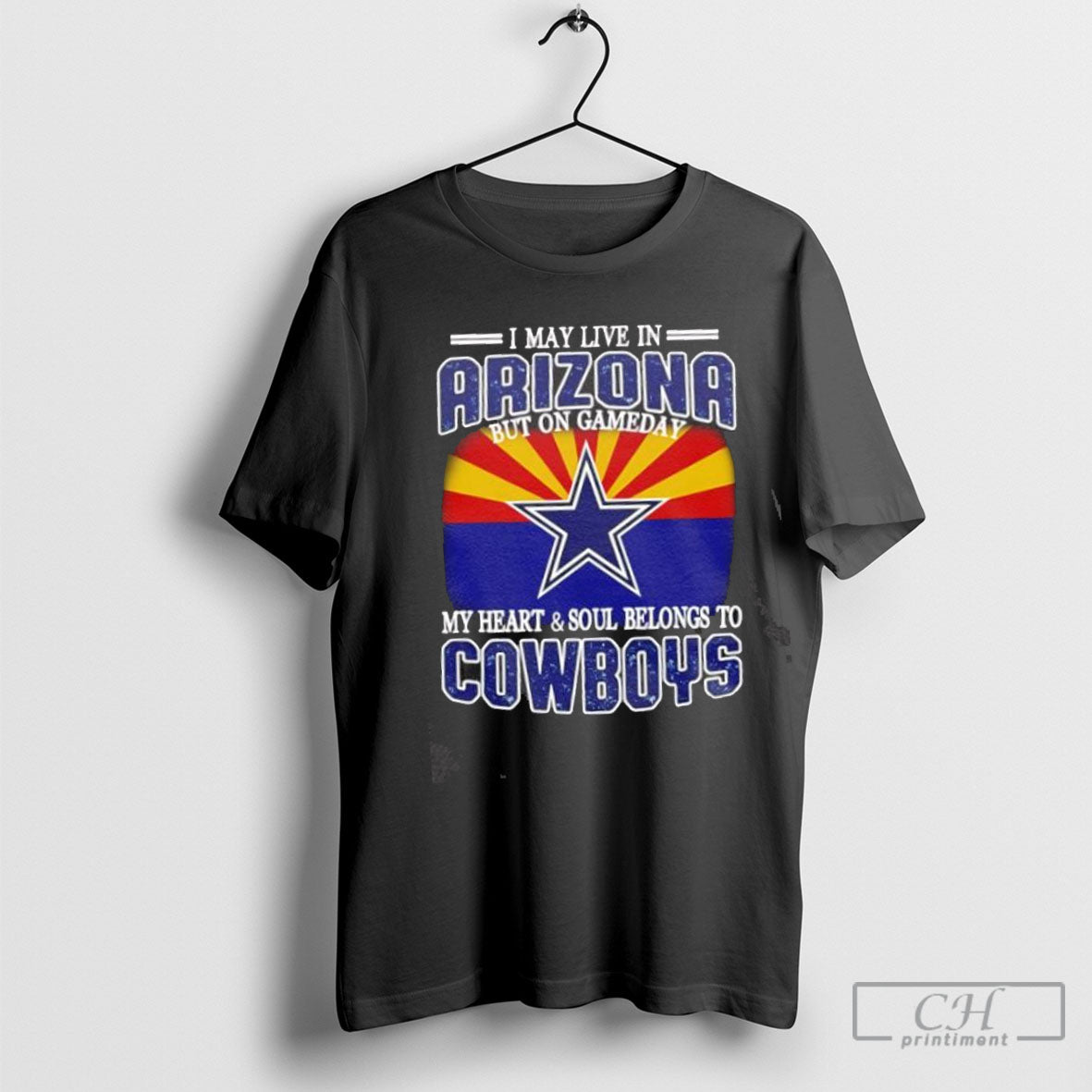 I Live Arizona And Gameday My Heart And Soul Belongs To Dallas
