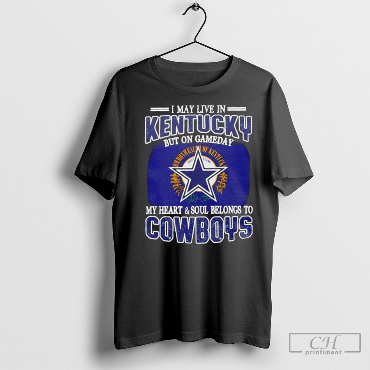 I Live Kentucky And Gameday My Heart And Soul Belongs To Dallas