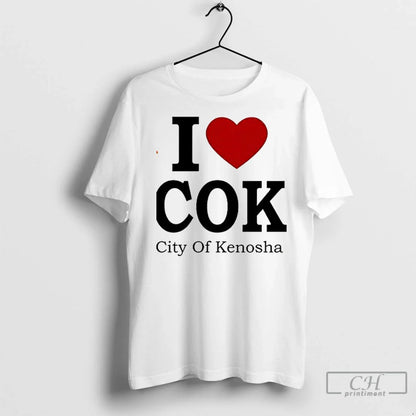 I Love Cok City Kenosha T Shirts Tee Stylish Outfit