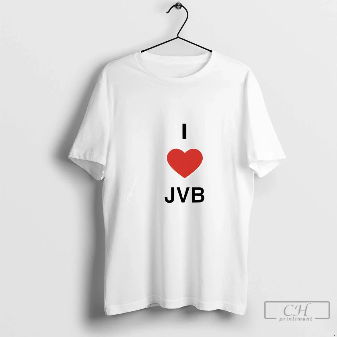 I Love Jvb Heart Sweatshirt Designer Look