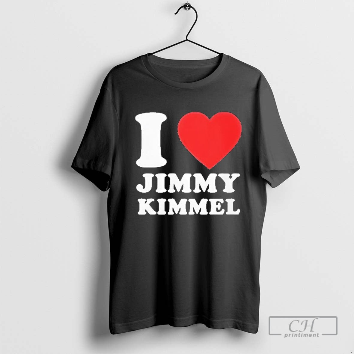 I Love Jimmy Kimmel Heart Tank Top Retro Look