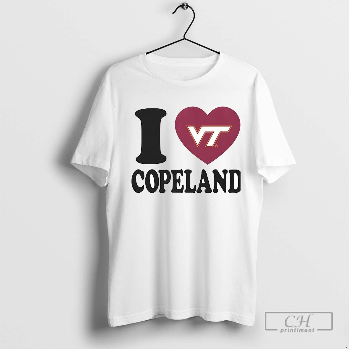 I Love Kemari Copeland Virginia Tech Long Sleeve Classic Look