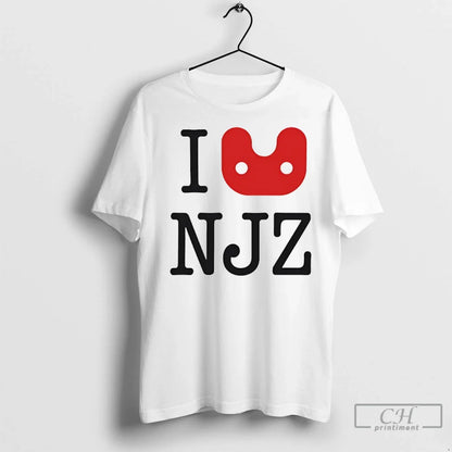 I Love Njz T Shirts Tee Stylish Fashion