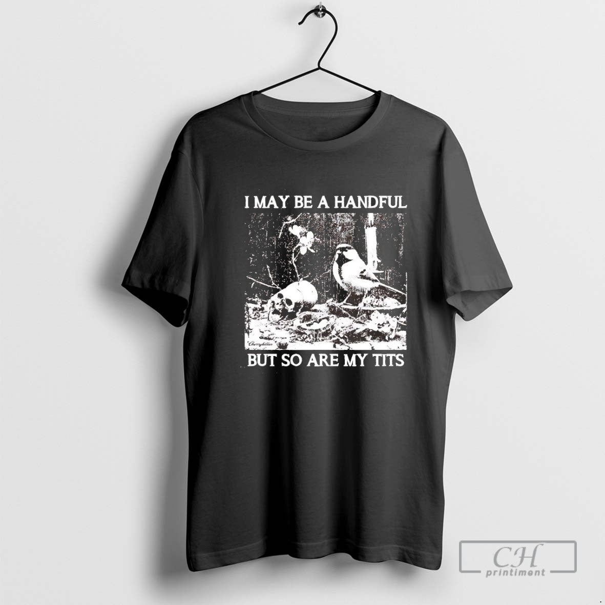 I May Be Handful But So Are My Tits Halloween Sweatshirt Classic Merch