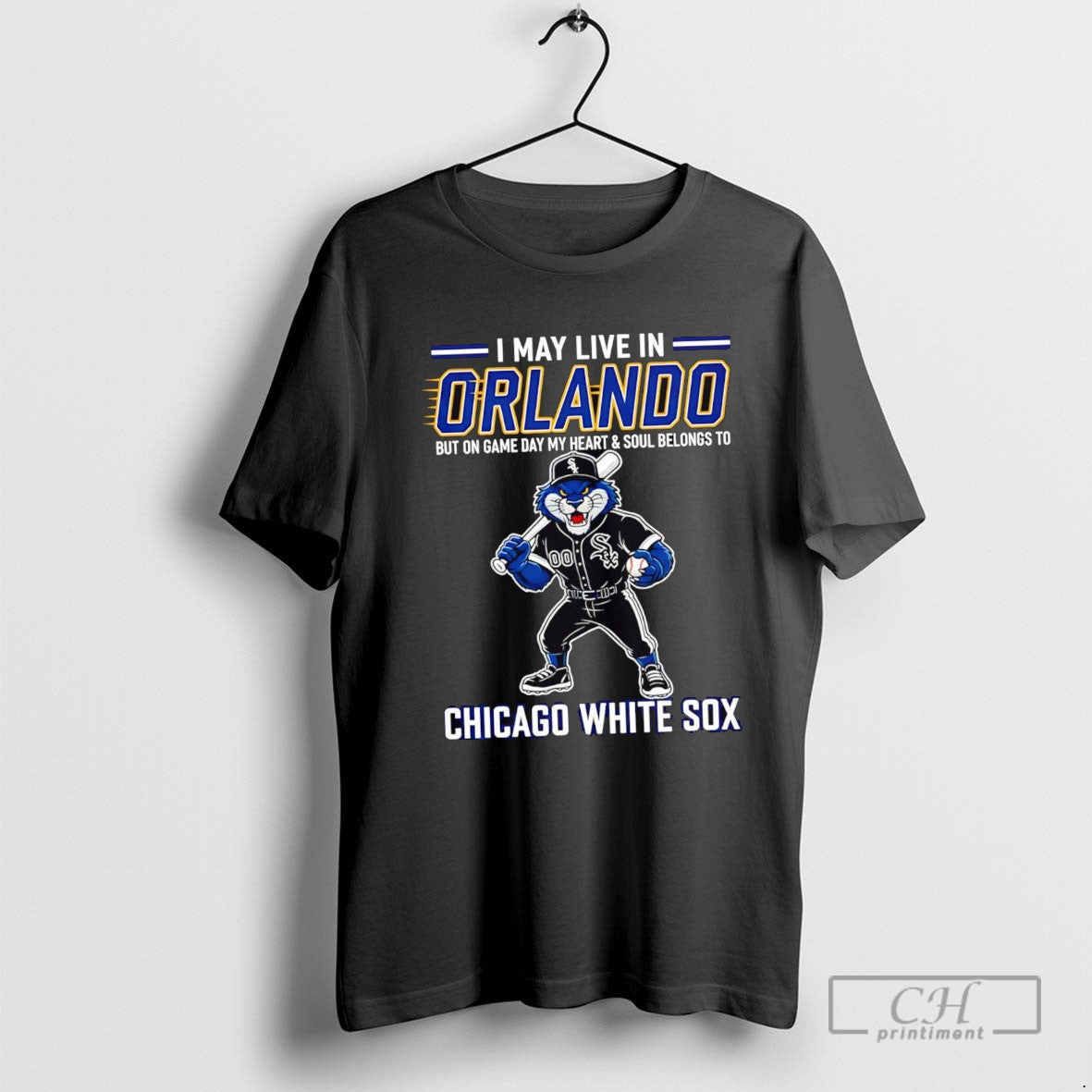 I May Live Orlando But Game Day My Heart And Soul Belongs To Shirt