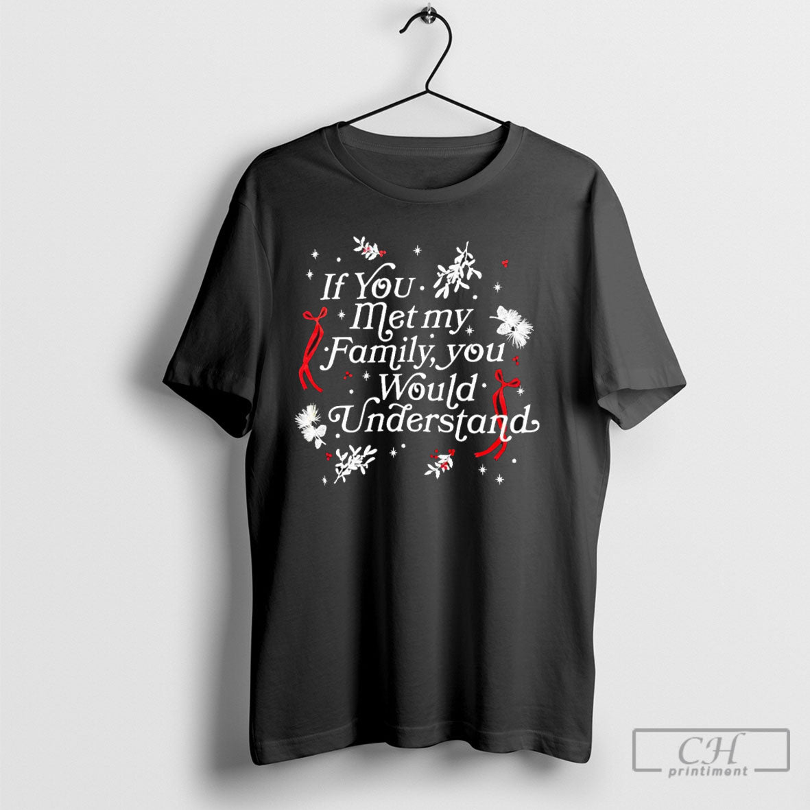 If You Met My Family You Would Understand Orament Black Sweatshirt