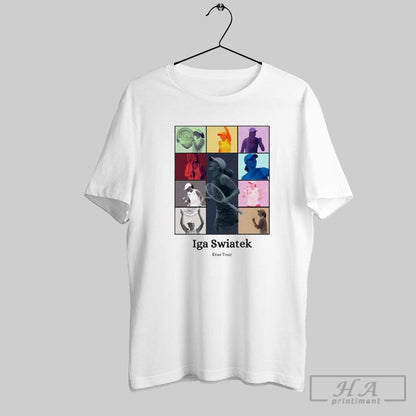 Iga Swiatek Eras Tour Player Collage Tennis Lovers Shir Tee Unique