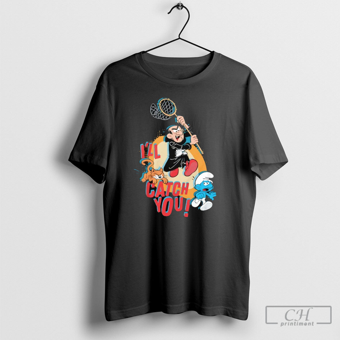 Ill Catch You Smurfs Long Sleeve Elegant Merch
