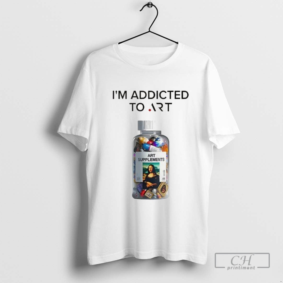 Im Addicted To Art Art Supplements Tank Top Modern Look