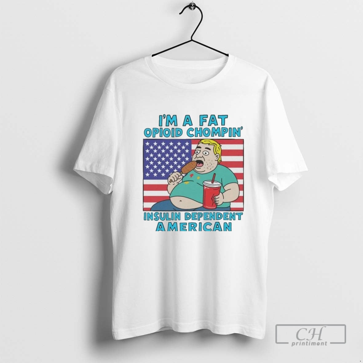Im Fat Opioid Chompin Insulin Dependent American Long Sleeve Stylish