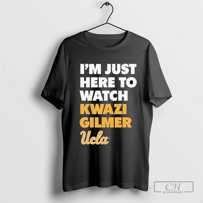 Im Just Here To Watch Kwazi Gilmer Ucla Bruins Tank Top Exclusive Art