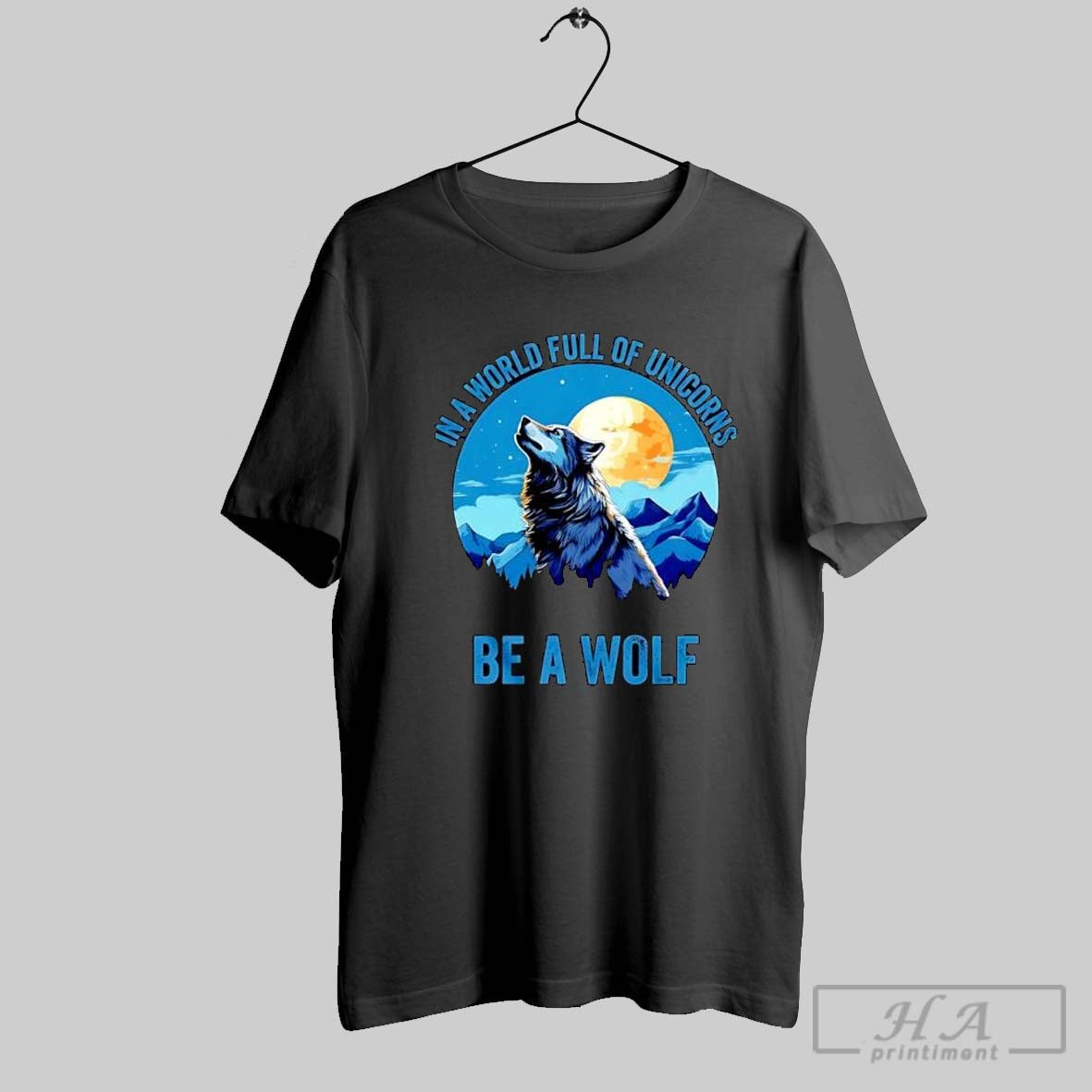 World Full Unicorns Be Wolf Tank Top Classic Outfit