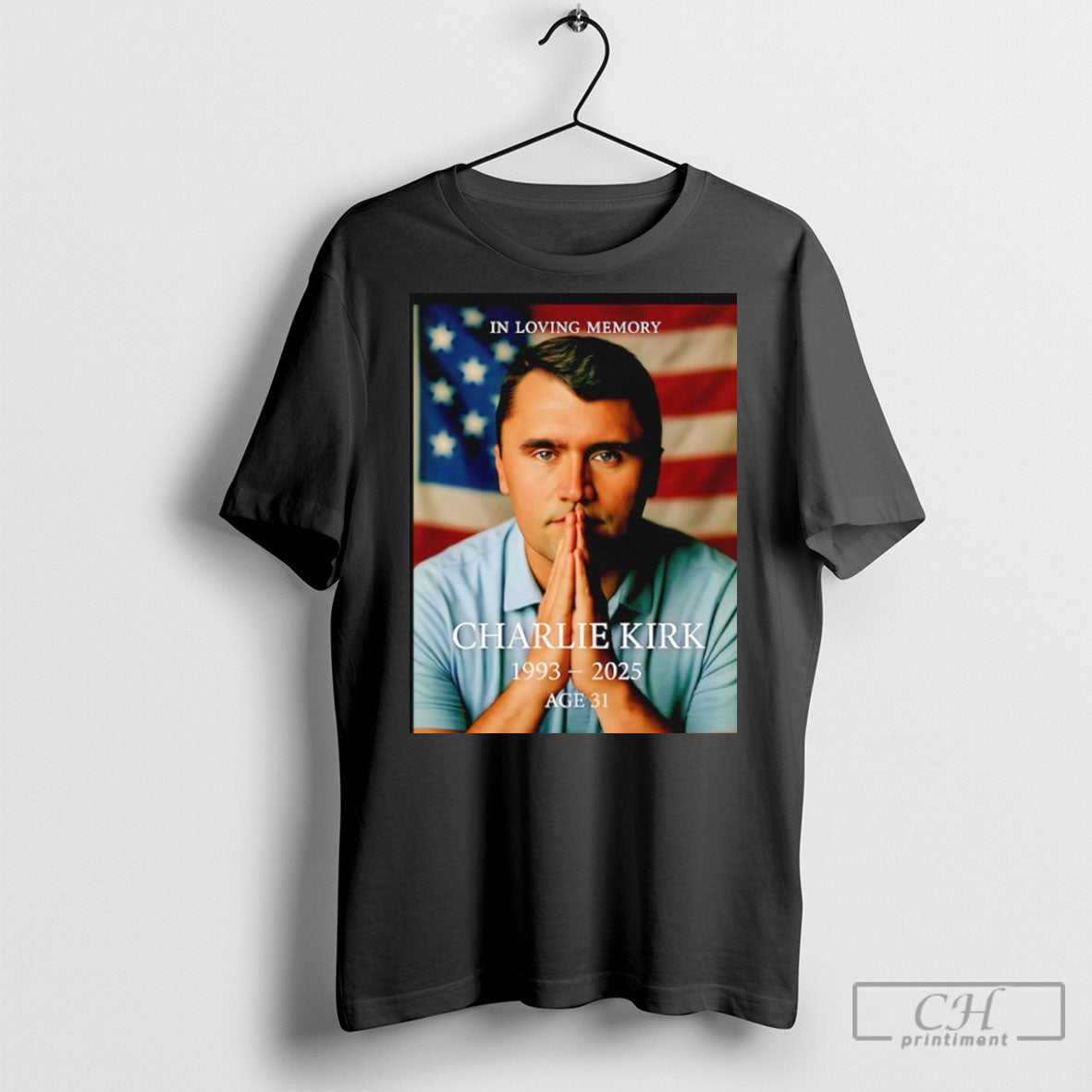Loving Memory Charlie Kirk 1993 2025 TShirt Designer Design