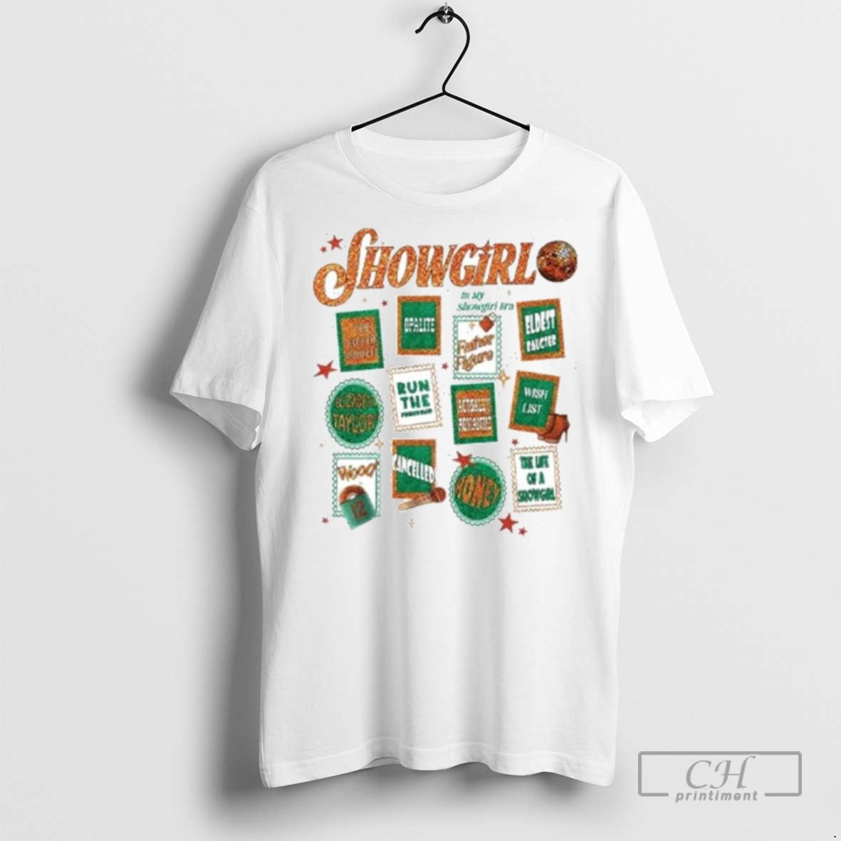 My Showgirl Era Taylor Ornaments T Shirts Tee Exclusive Look
