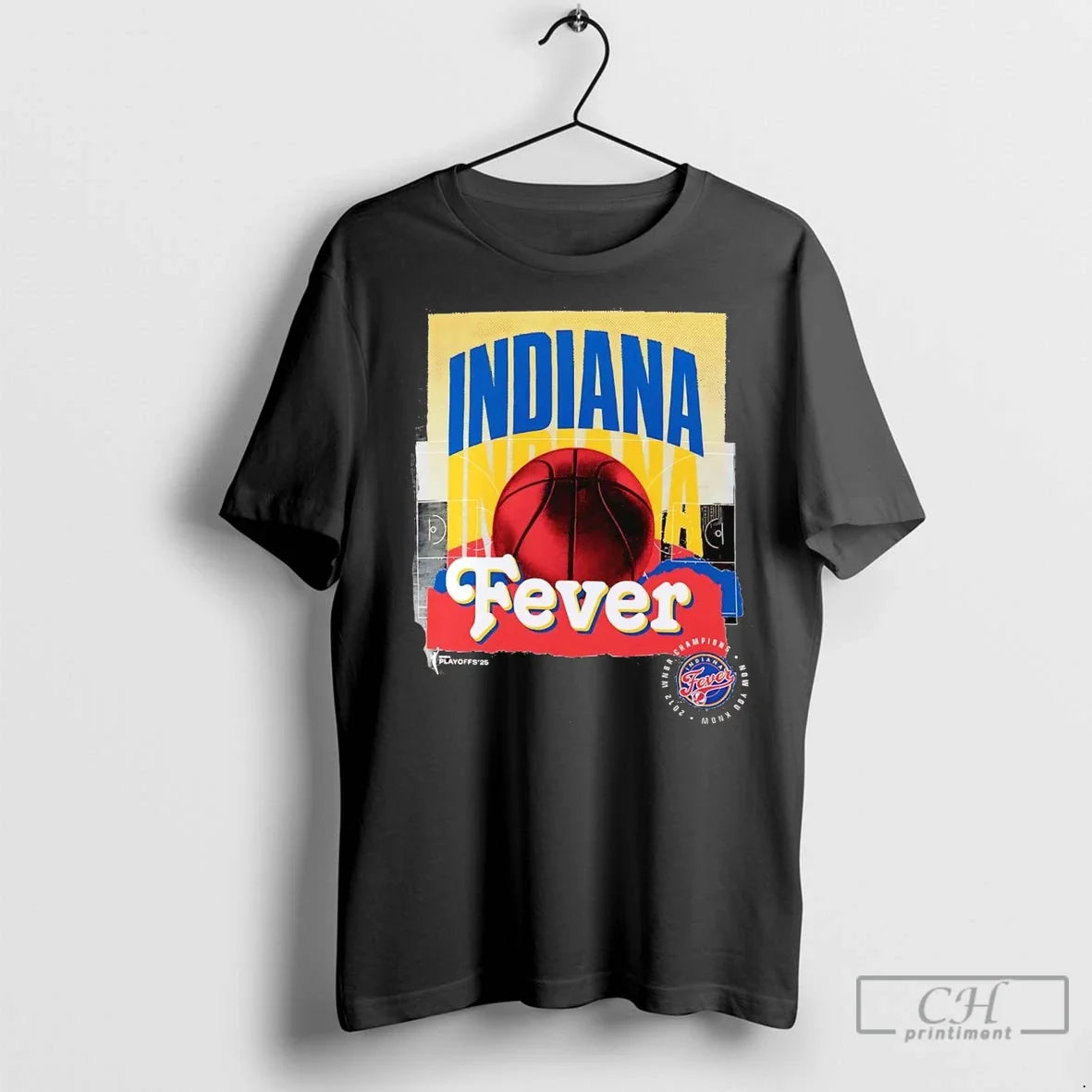 Indiana Fever 2025 Wnba Playoffs Power T Shirts Shirt Designer Fashion