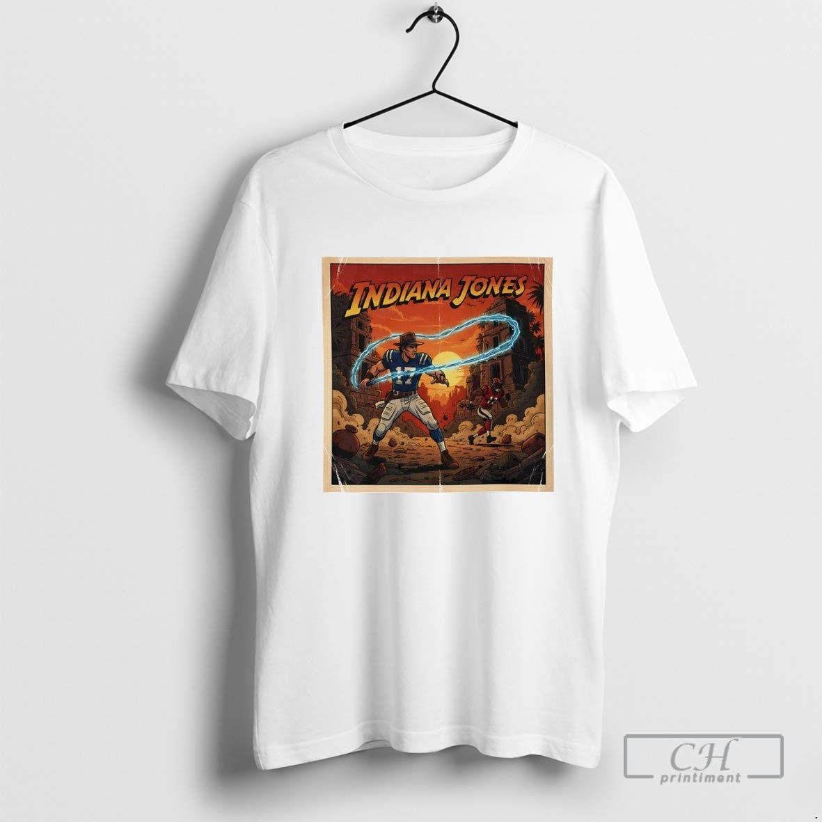 Indiana Jones Cowboy Daniel Jones Indianapolis Colts Tank Top Trendy