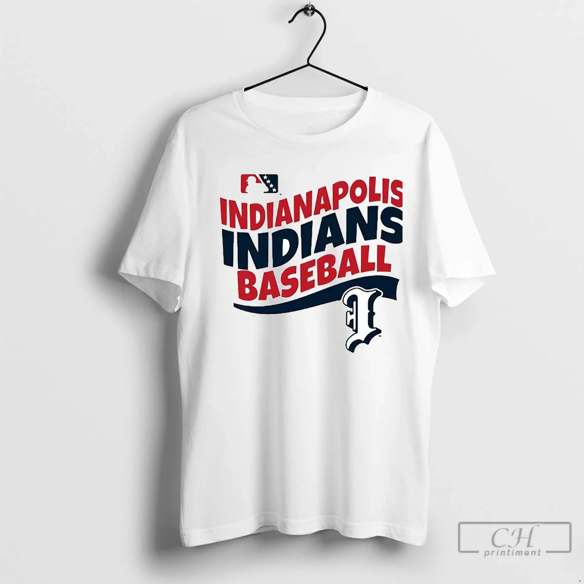 Indianapolis Indians Baseball Waving Shirt Retro Apparel