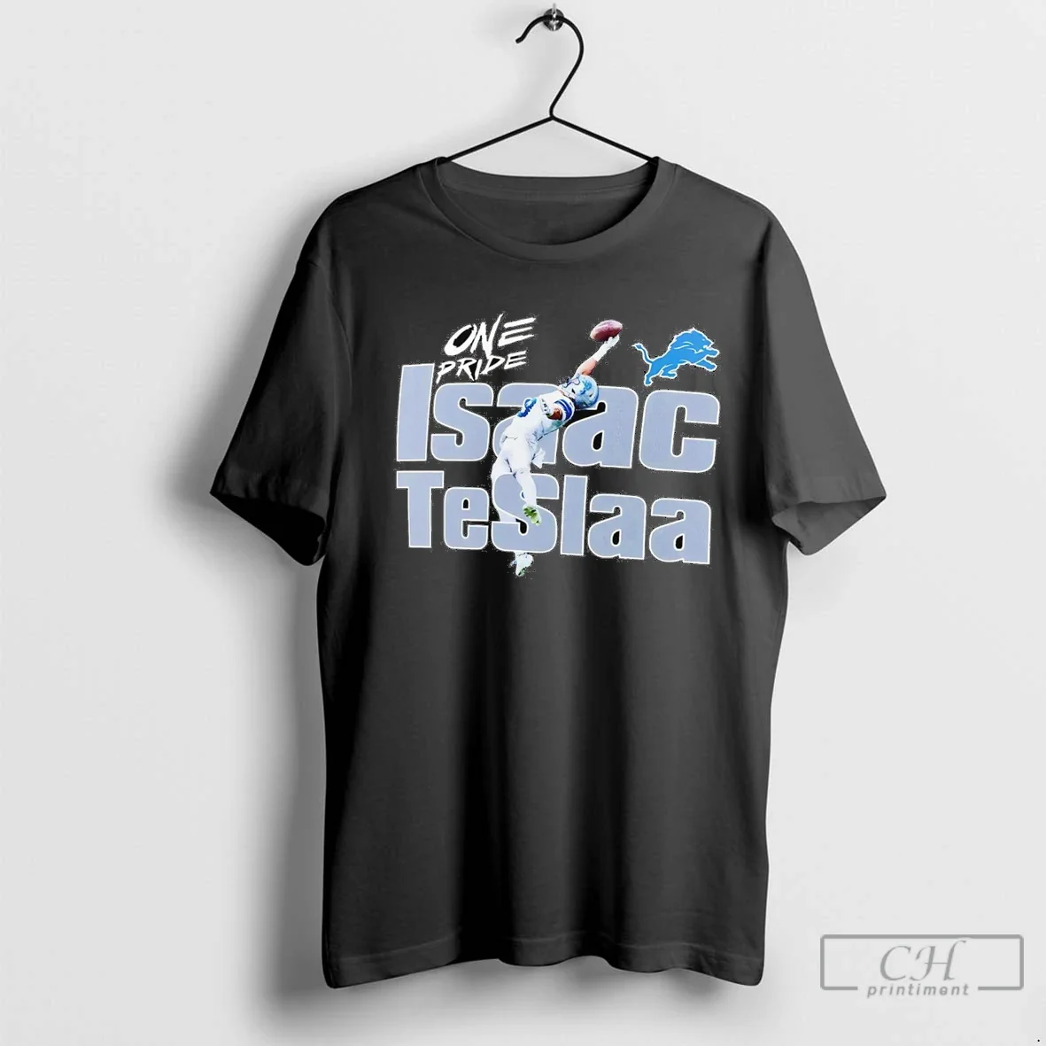 Isaac Teslaa One Pride Detroit Lions TShirt Authentic Outfit
