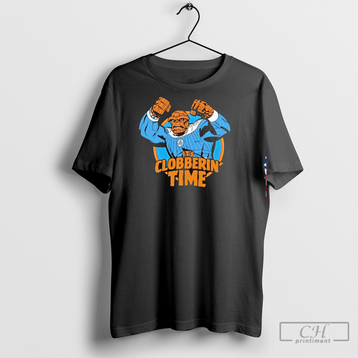 Its Clobberin Time Fantastic Four TShirt Exclusive Gift