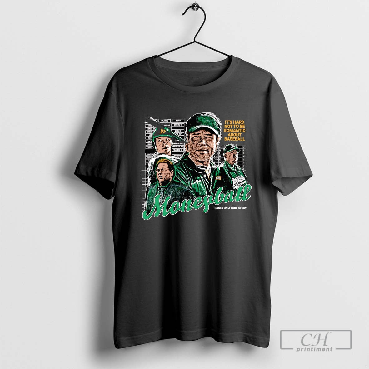 Its Hard Not To Be Romantic About Baseball Moneyball TShirt Classic