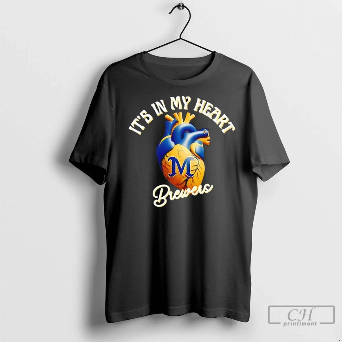 Its My Heart Milwaukee Brewers T Shirts TShirt Designer Fashion