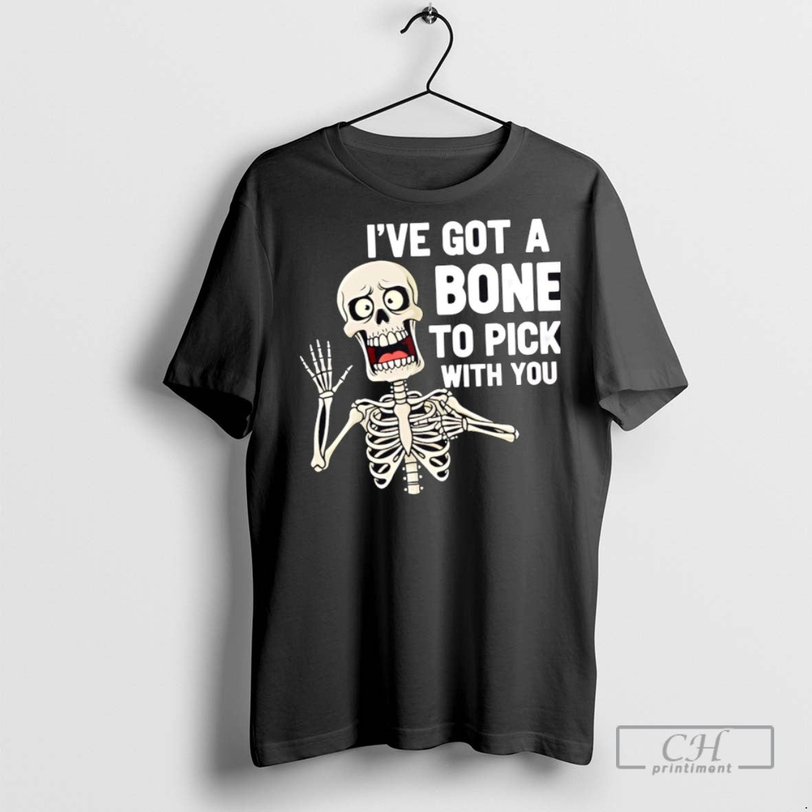 Ive Got Bone To Pick You Skeleton Halloween T Shirts Long Sleeve