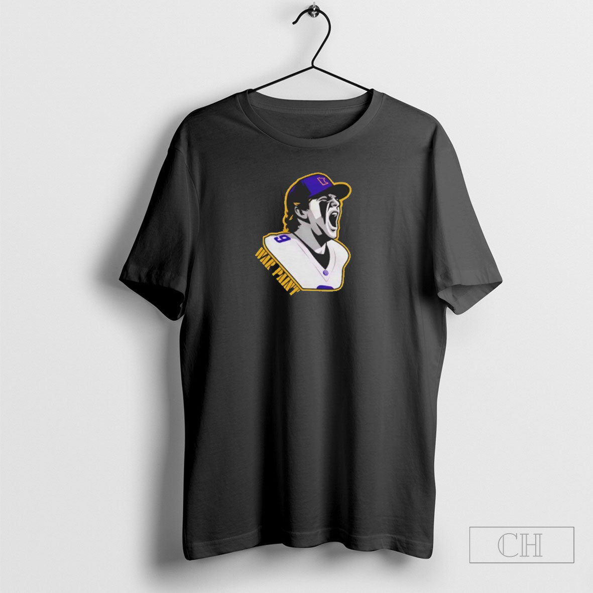 J J Mccarthy Minnesota Vikings War Paint Long Sleeve Authentic Gift