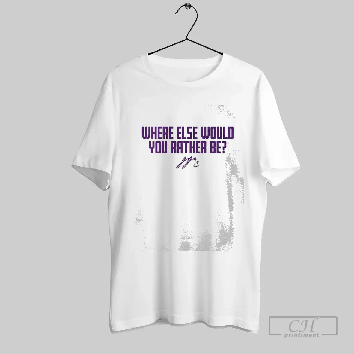 J J Mccarthy Where Else Would You Rather Be Tee Exclusive Apparel