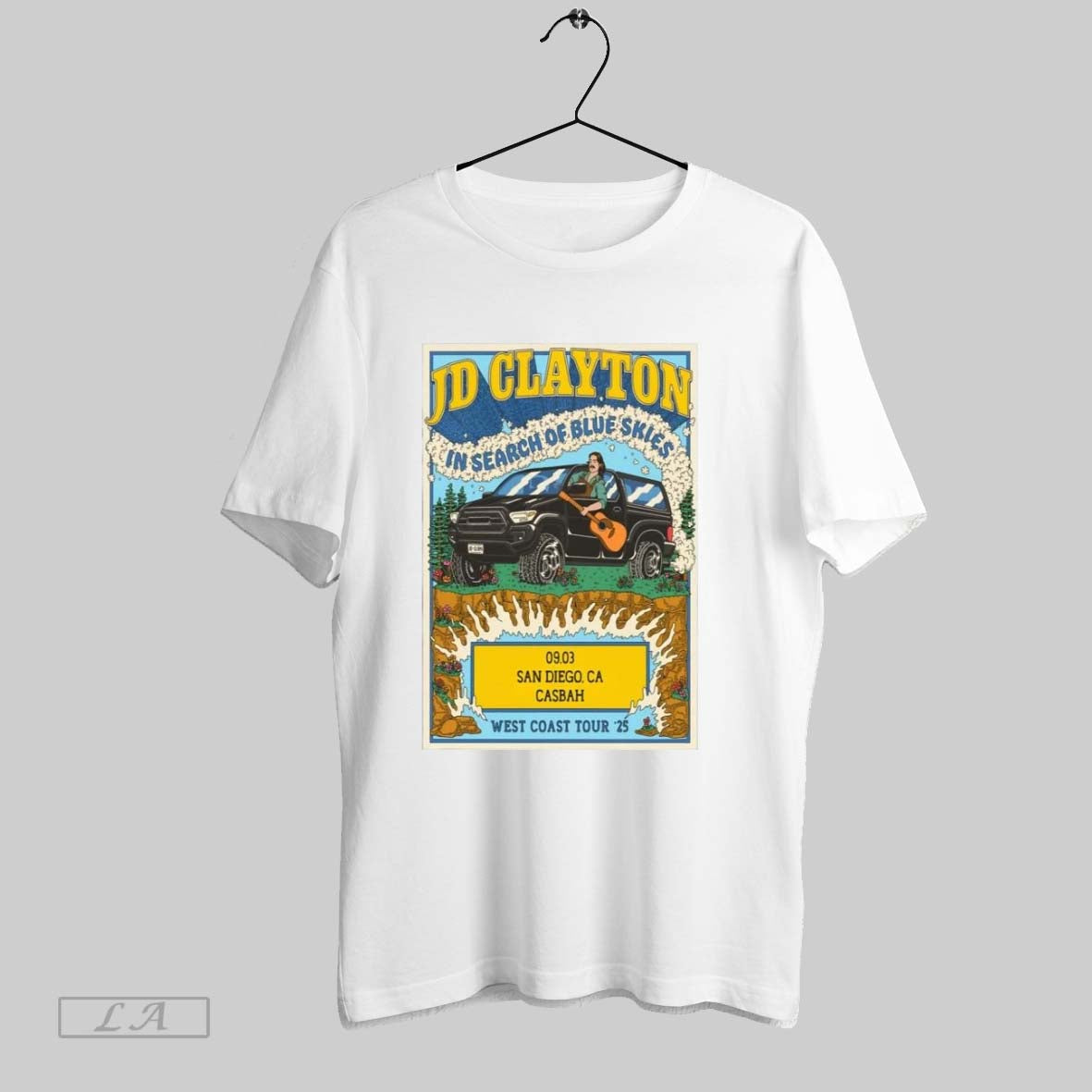 Jd Clayton Casbah San Diego Ca Tour Sept 3 2025 Tee Authentic Outfit