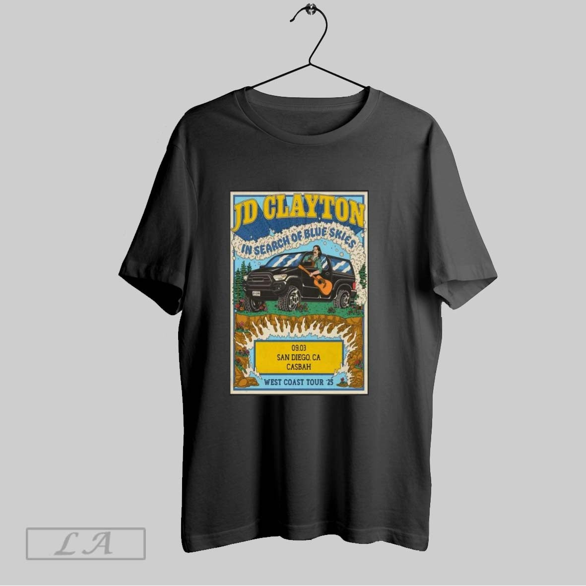 Jd Clayton September 3 2025 Casbah San Diego Ca Poster Tee Designer