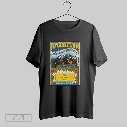 Jd Clayton September 3 2025 Casbah San Diego Ca Poster Tee Designer