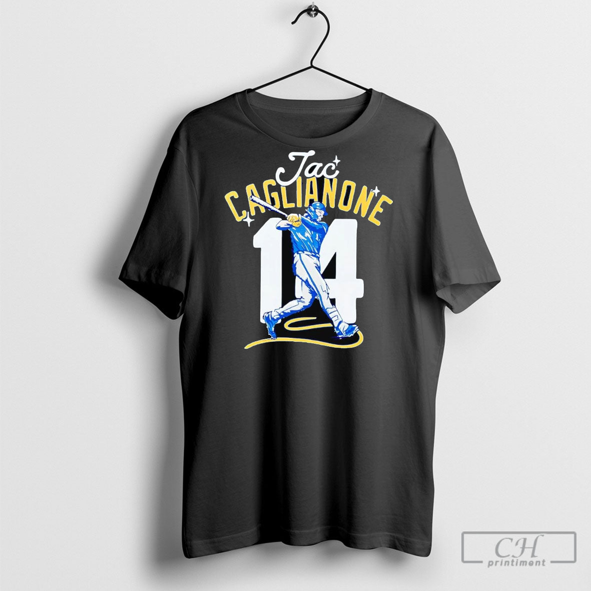 Jac Caglianone 14 Swing Kansas City Royals Tank Top Exclusive Merch