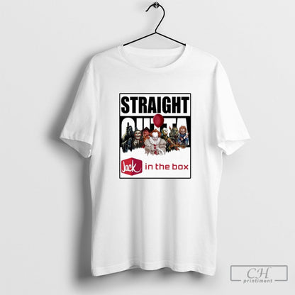 Jack Box Logo Straight Outta Horror Film Halloween Shirt Designer