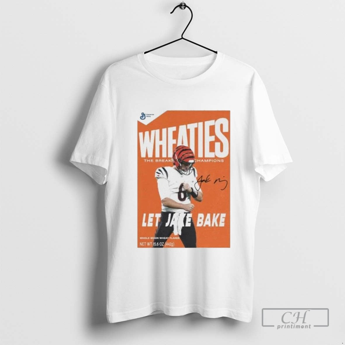 Jake Browning Wheaties Breaking Champions Let Jake Bake Tank Top