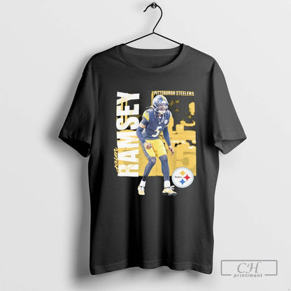 Jalen Ramsey Portrait Player Pittsburgh Steelers Long Sleeve Classic