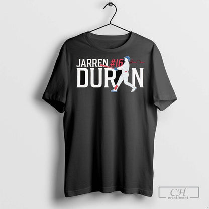 Jarren Duran 16 Batting Signature Boston Red Sox T Shirts Hoodie