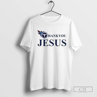 Jarvis Brownlee Jr Tennessee Titans Thank You Jesus TShirt Elegant
