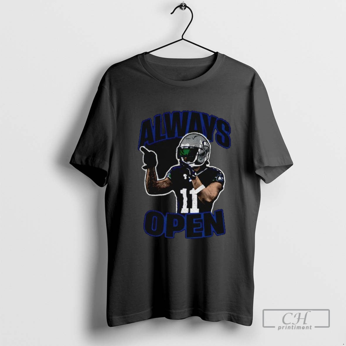 Jaxon Smith Seahawks Njigba Always Open Tank Top Vintage Look