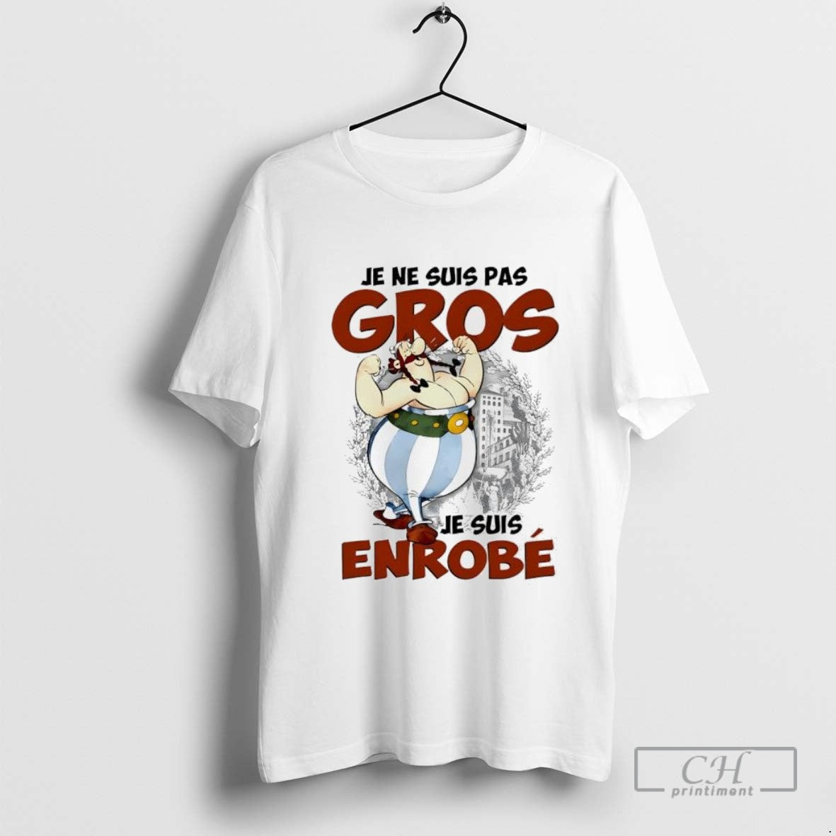 Je Ne Suis Pas Gros Je Suis Enrobe TShirt Exclusive Merch