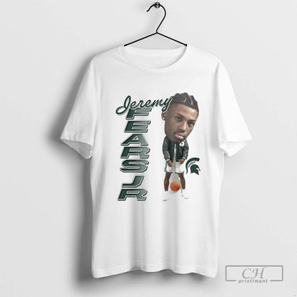 Jeremy Fears Big Head Caricature Michigan State Long Sleeve Retro Gift