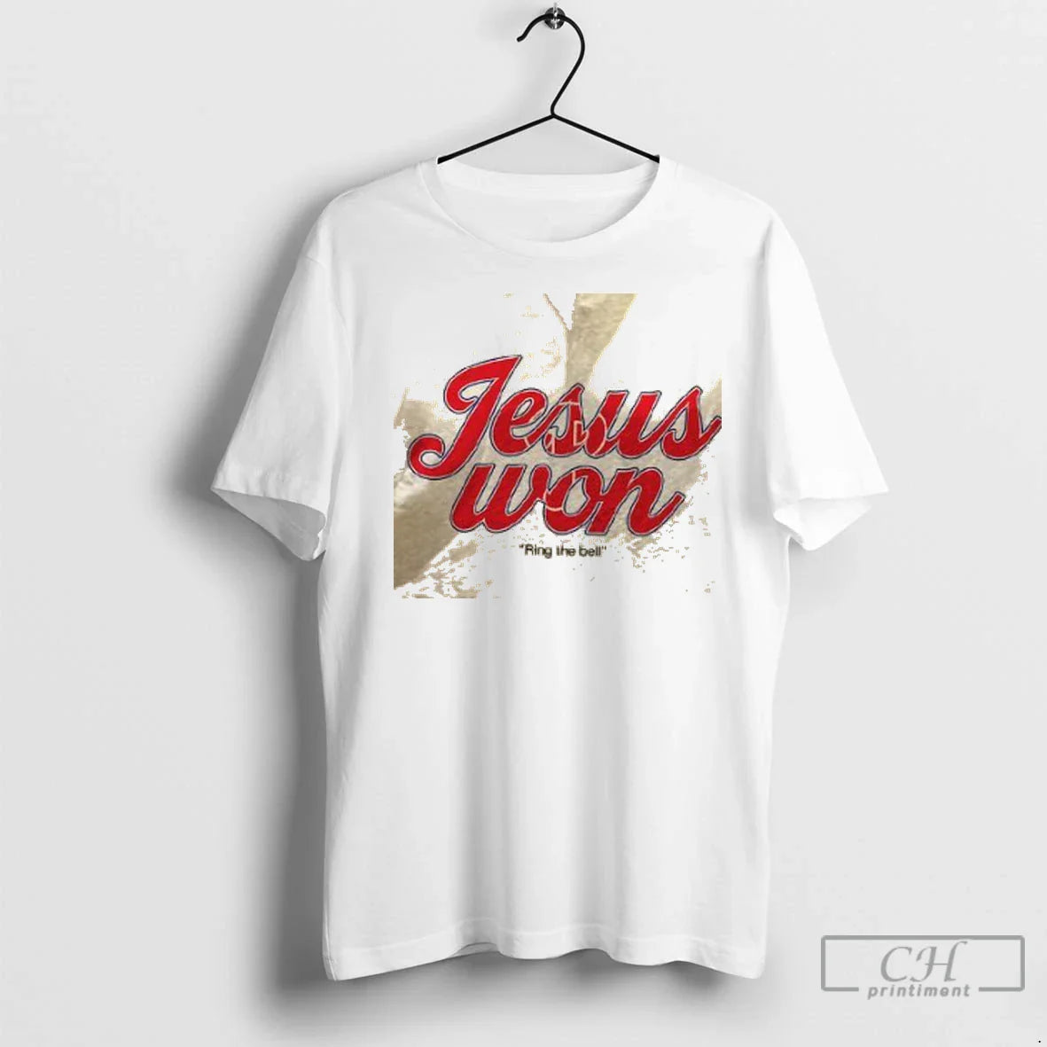 Jesus Won Philadelphia Phillies Baseball Ring Bell 2 Sided T Shirts