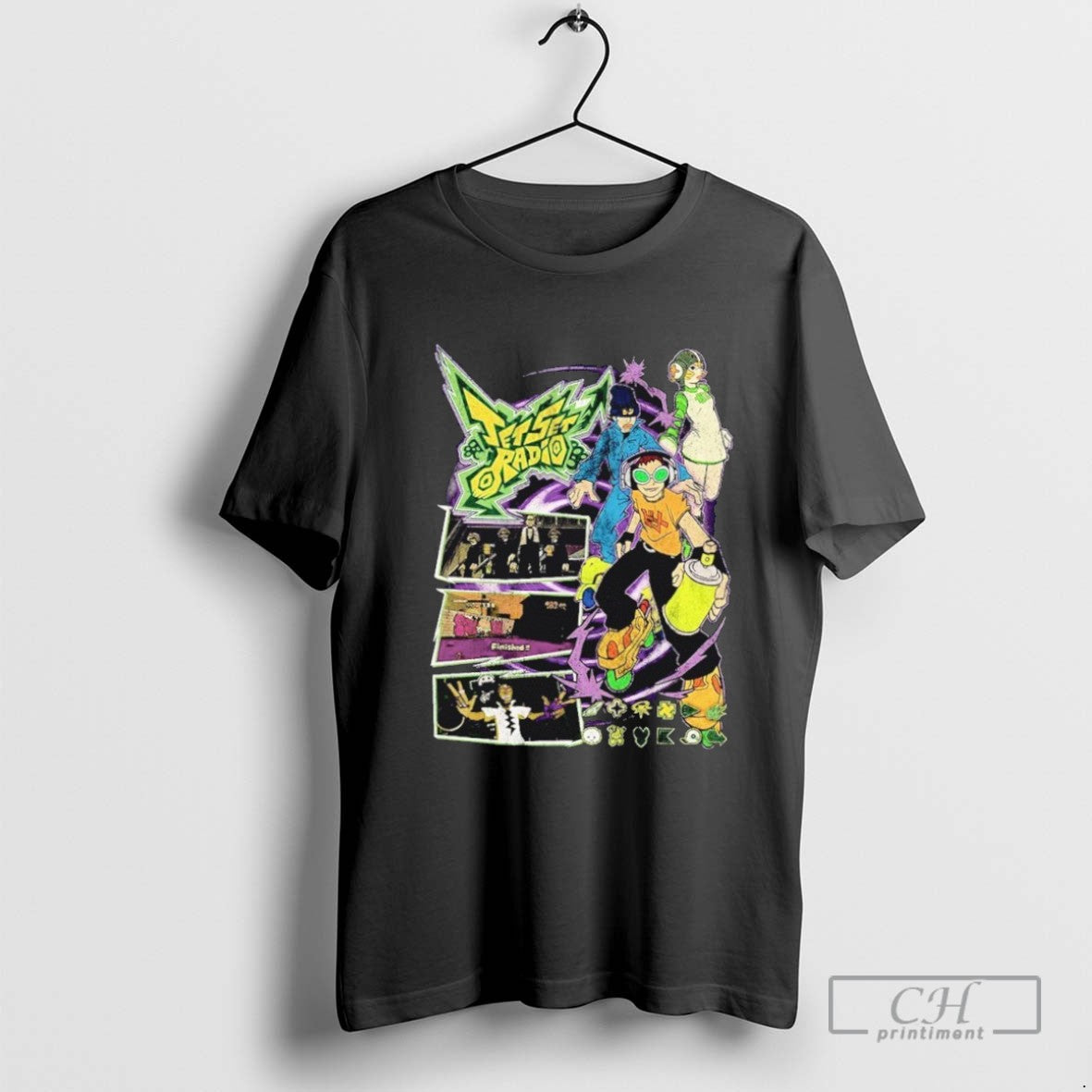 Jet Set Radio TShirt Vintage Style