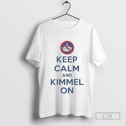 Jimmy Kimmel Keep Calm And Kimmel Long Sleeve Designer Look