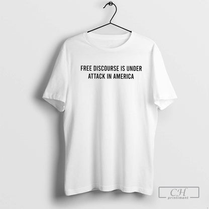 Jimmy Kimmel Free Discourse Is Under Attack America Hoodie Classic