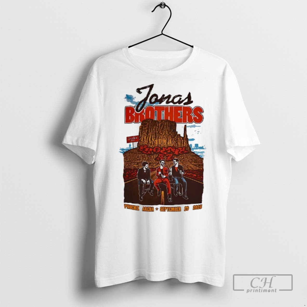 Jonas Brothers Phoniex Arena 2025 T Shirts Tee Stylish Fashion