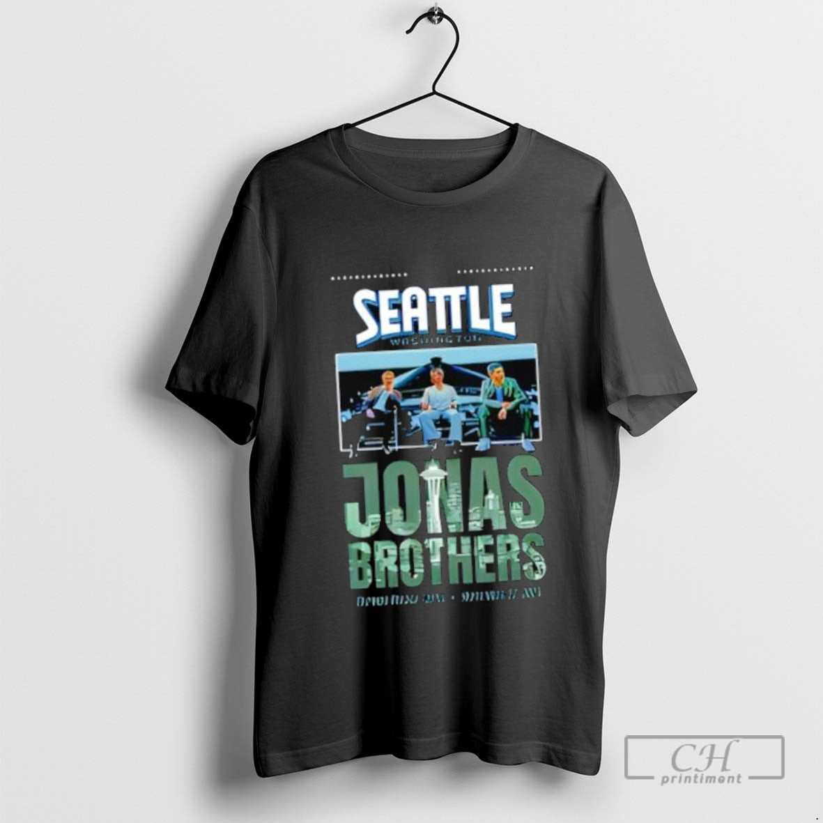 Jonas Brothers Seattle Washington Climate Pledge Arena Tour Hoodie